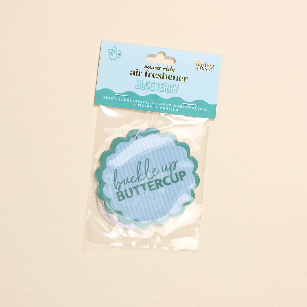 The Darling Effect - Sweet Ride Car Air Freshener–Buckle Up Buttercup