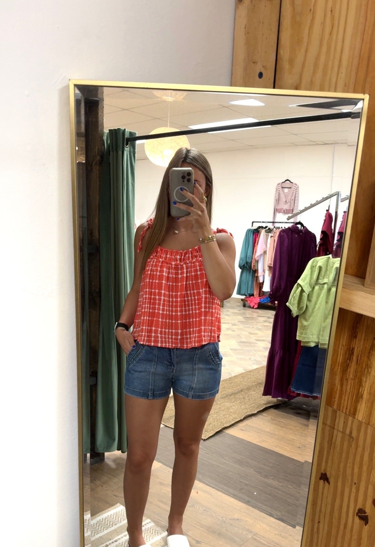 Tie Shoulder Crop