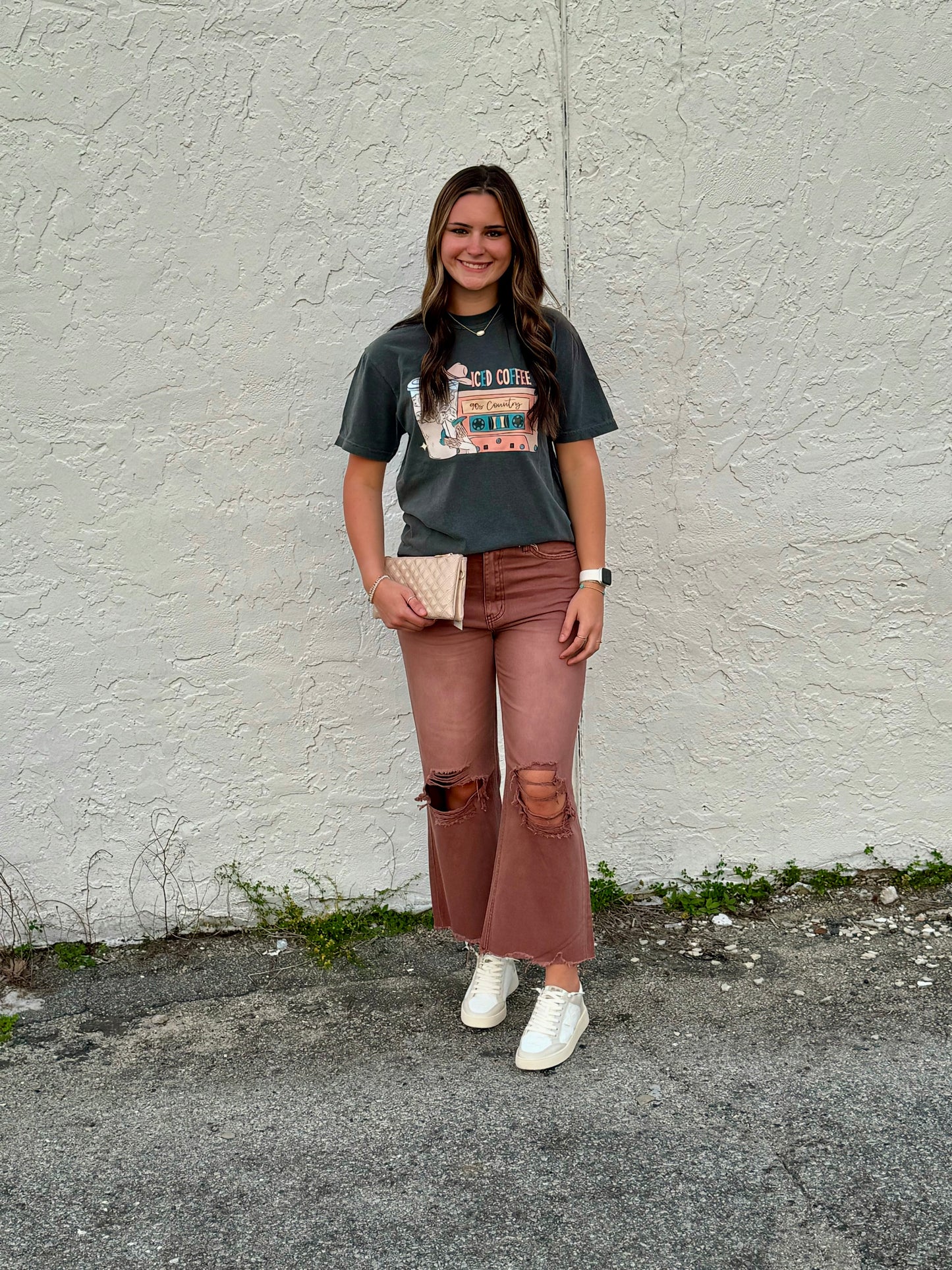 VERVET by FLYING MONKEY - 90'S VINTAGE SUPER HIGH RISE CROP FLARE JEANS