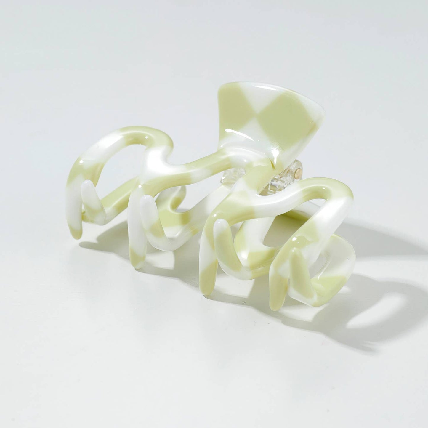 Adorro - Matcha Checkmate | Assorted Small/Medium Claw Clips