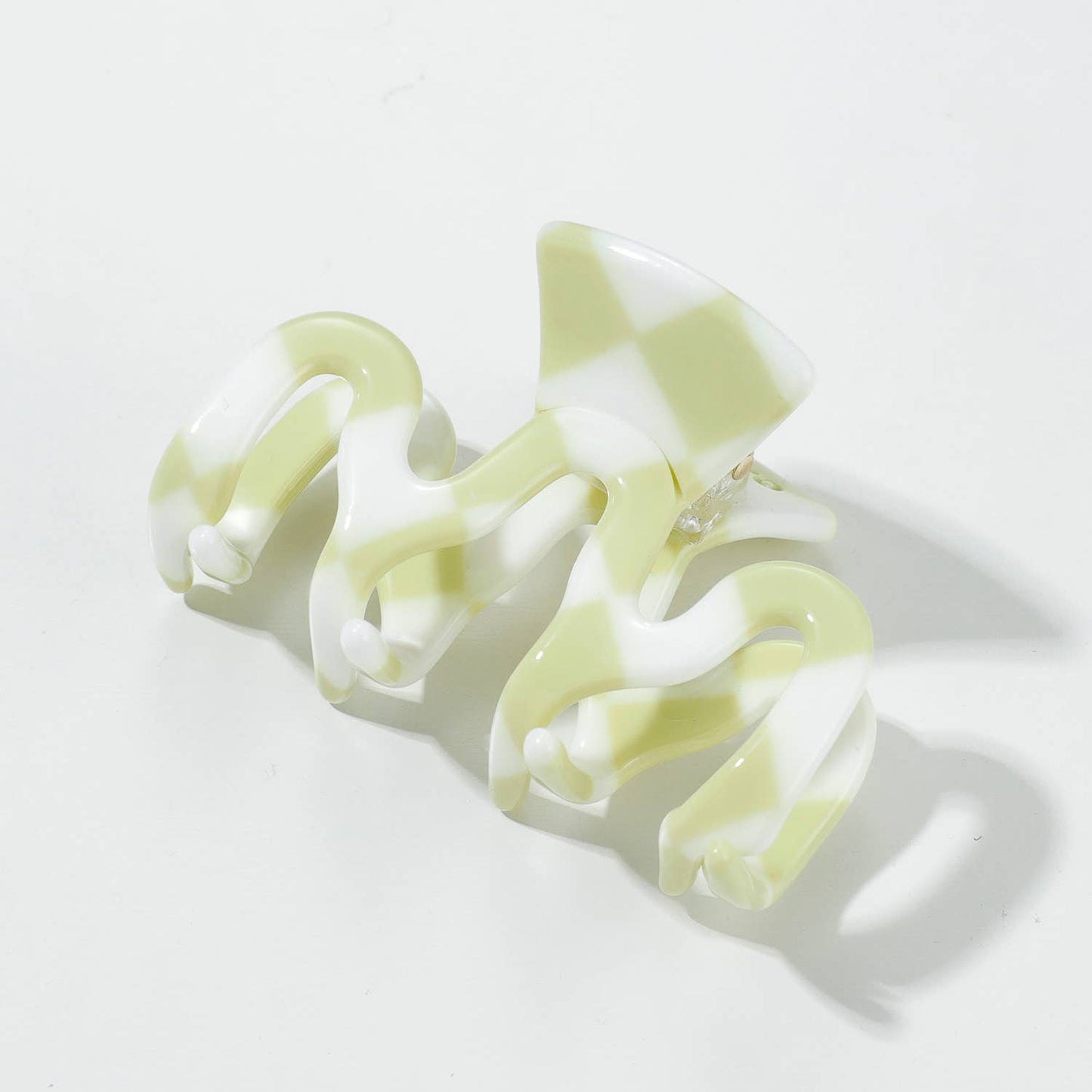 Adorro - Matcha Checkmate | Assorted Small/Medium Claw Clips