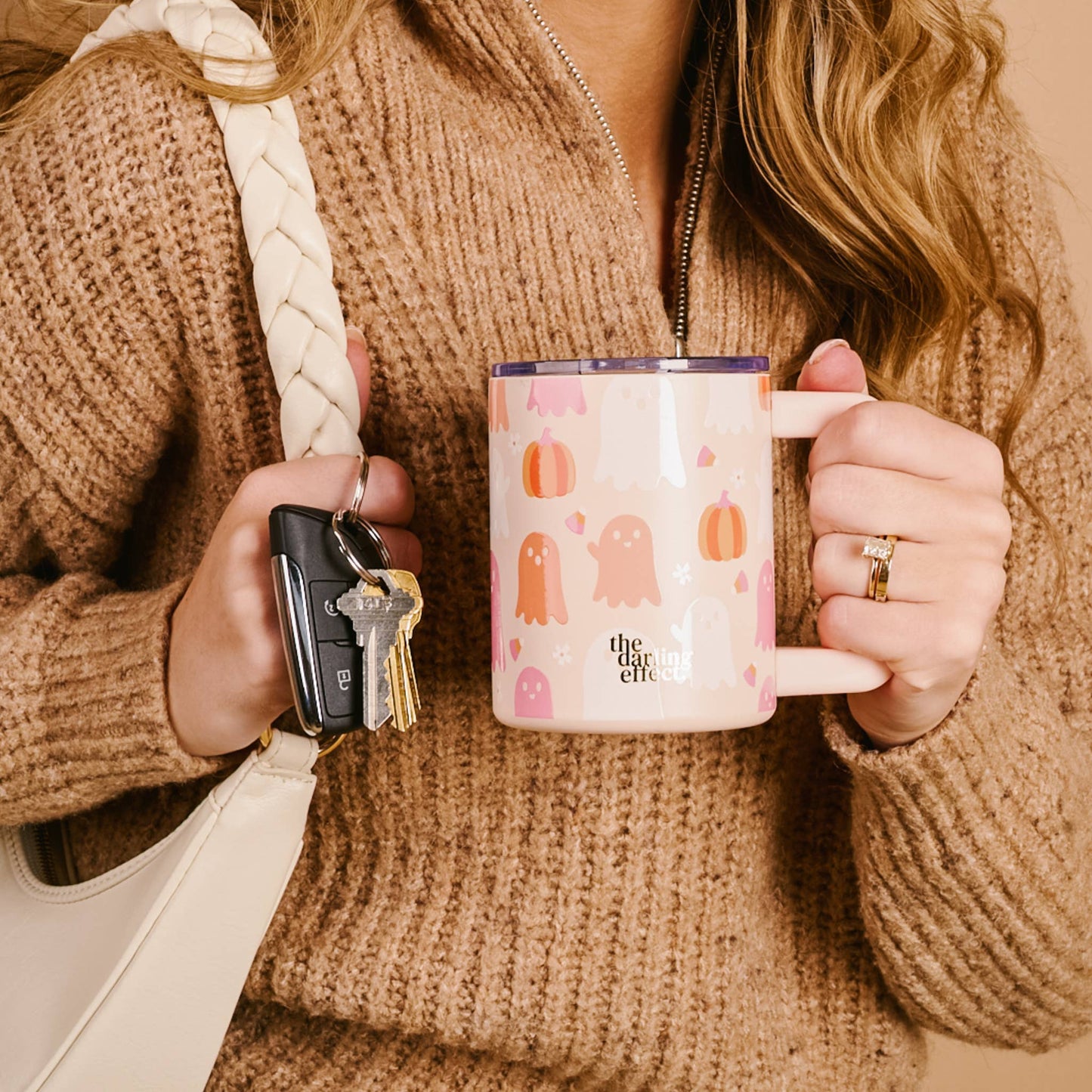 The Darling Effect - 14 oz Insulated Mug-Ghost Party