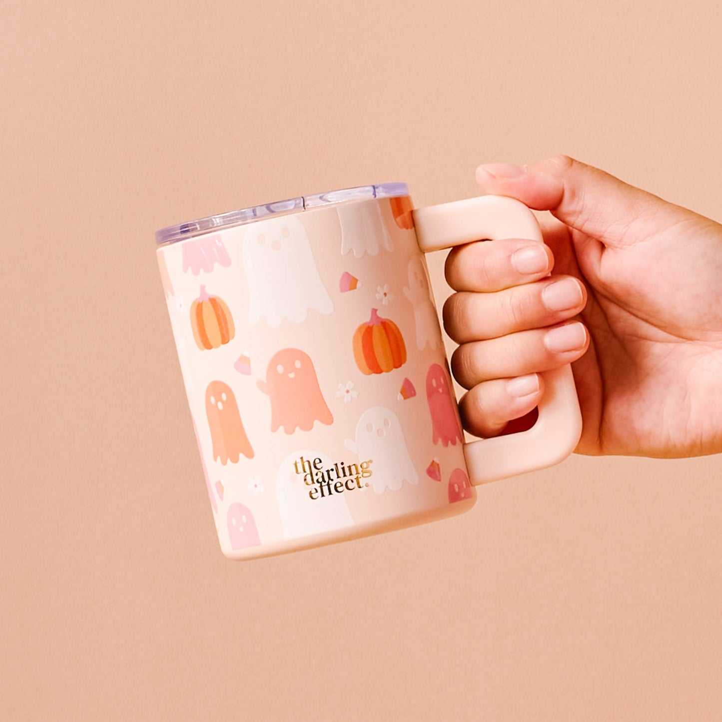 The Darling Effect - 14 oz Insulated Mug-Ghost Party