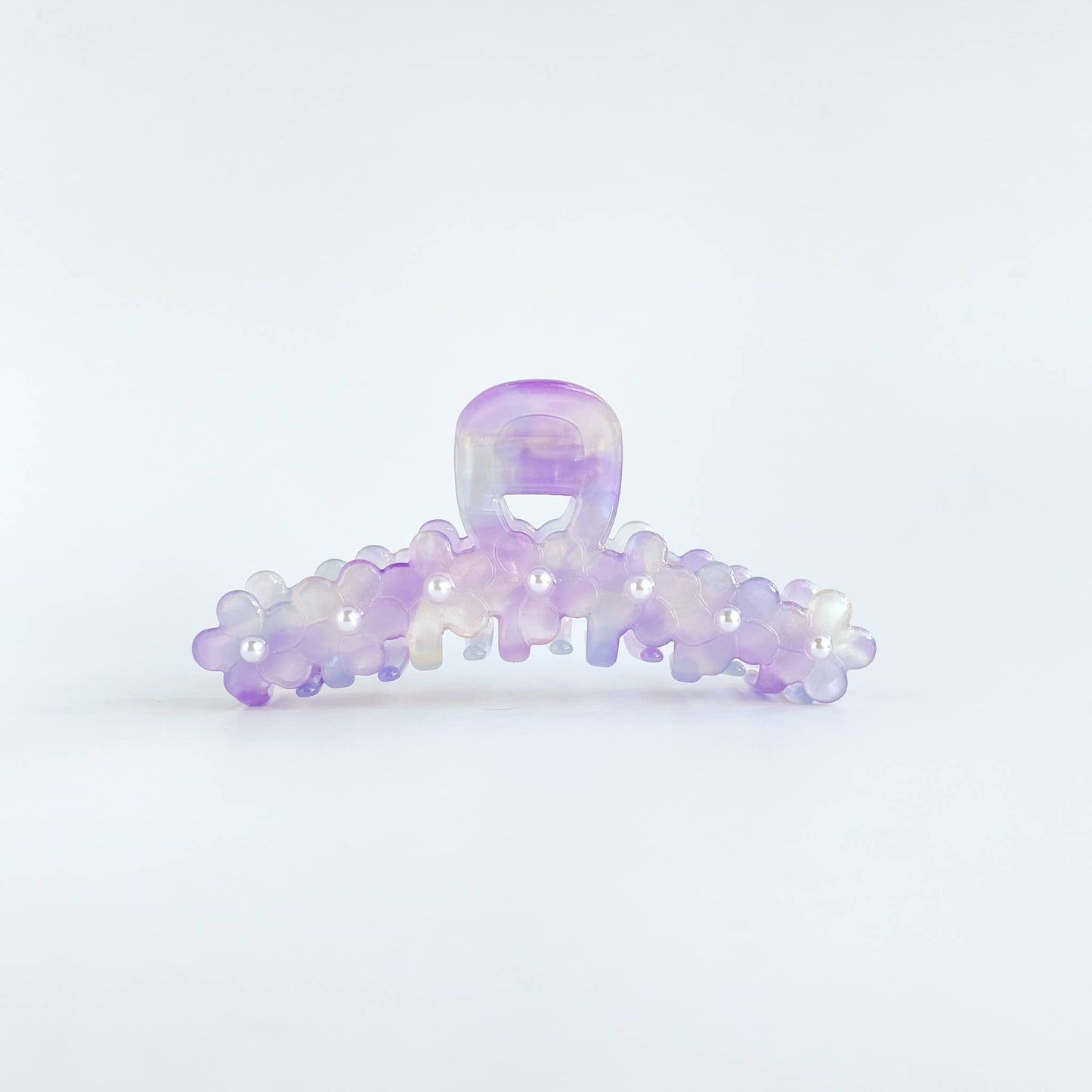 Adorro - Callie | Flower and Pearl Detail Claw Clip