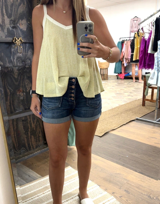 Lime & Cream Tank