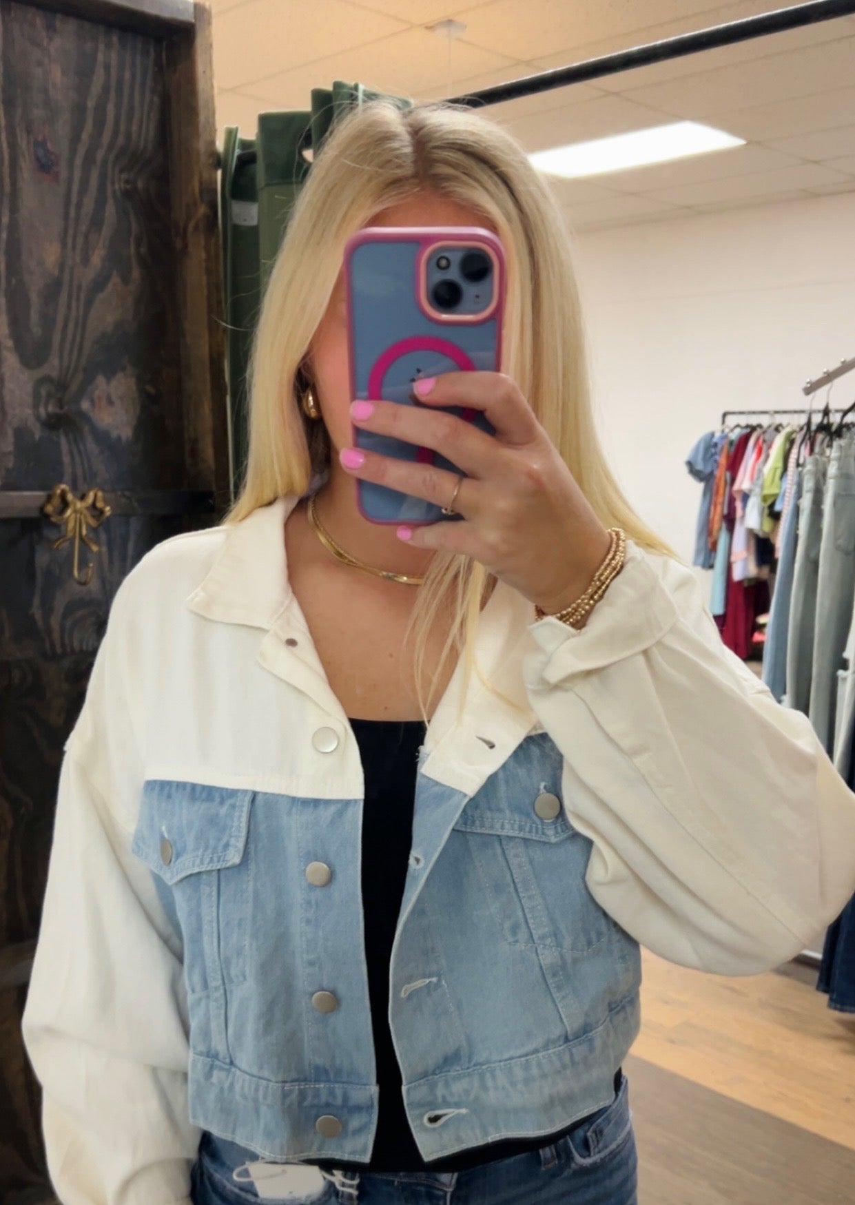 Two Tone Denim Jacket