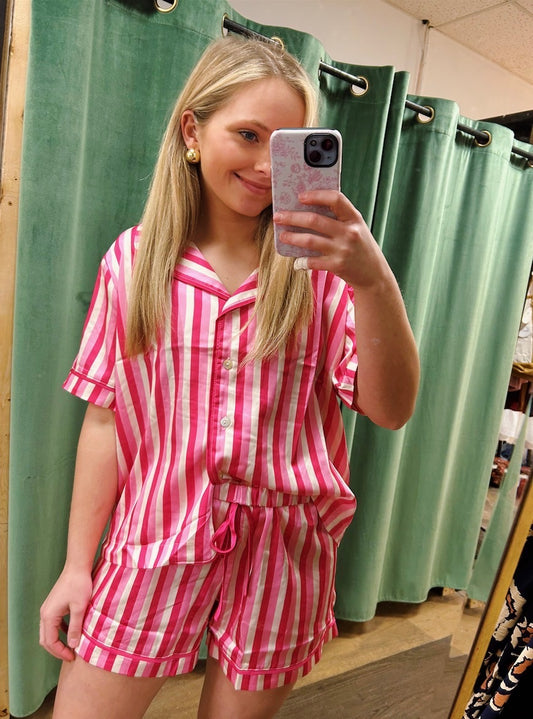 Lover Girl Striped Pajamas