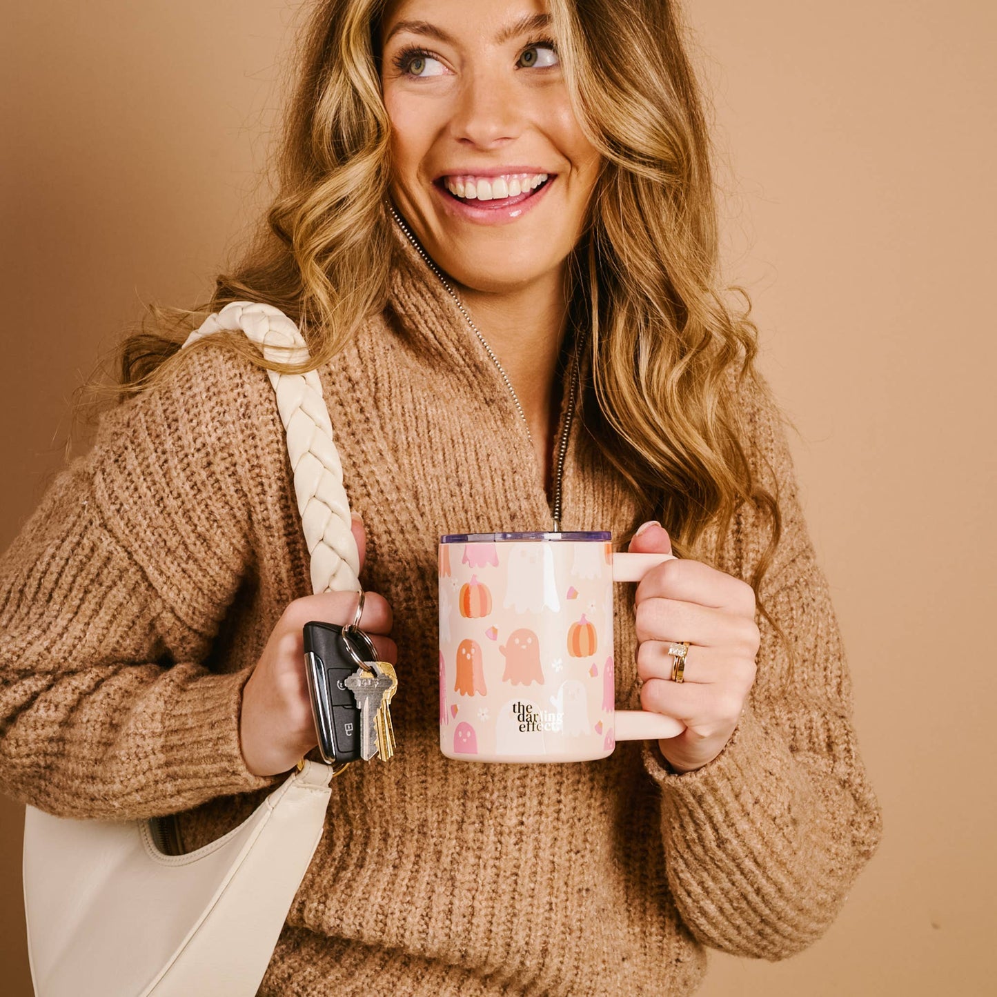 The Darling Effect - 14 oz Insulated Mug-Ghost Party