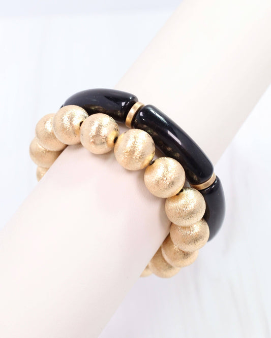 Caroline Hill - Muhlissa Bracelet Set Black