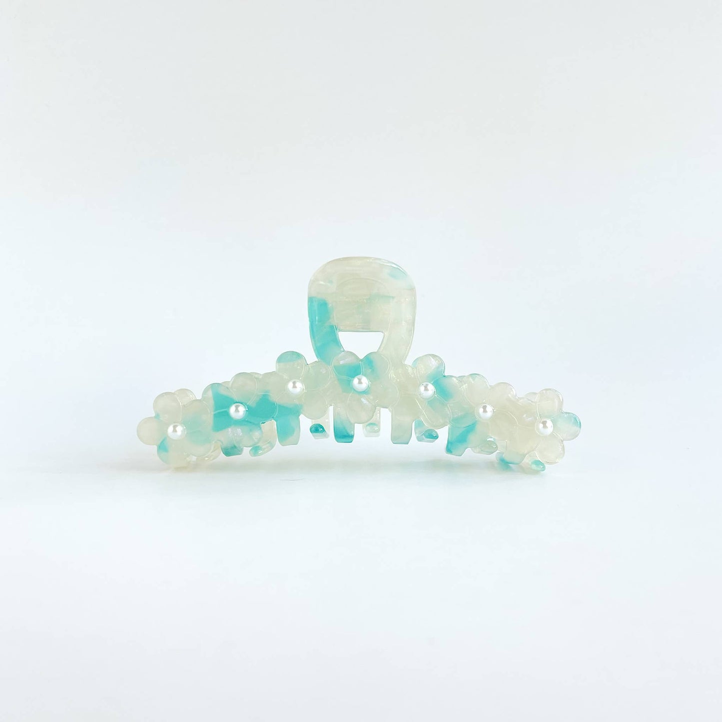 Adorro - Callie | Flower and Pearl Detail Claw Clip