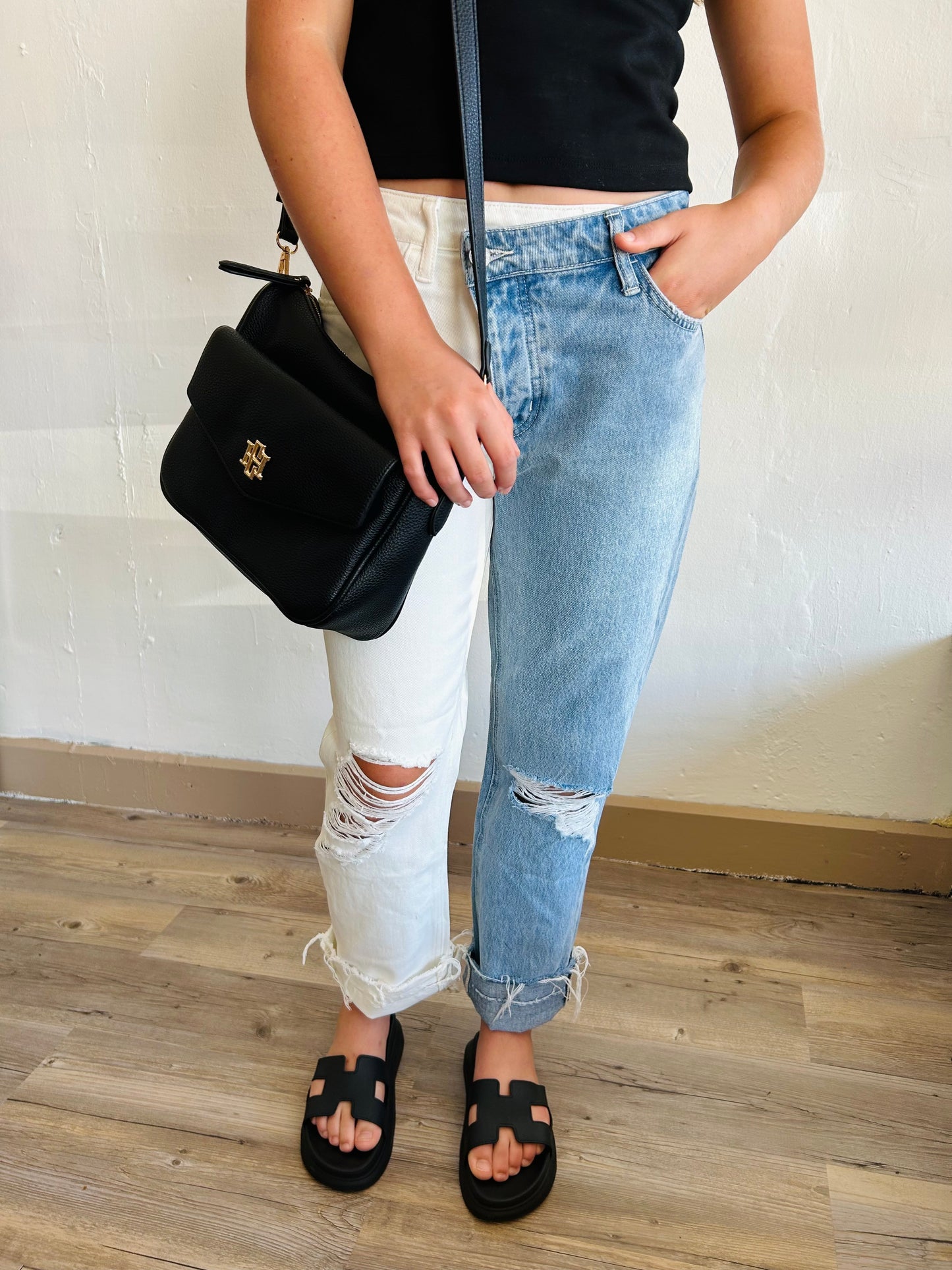 Vervet Two Toned Jeans