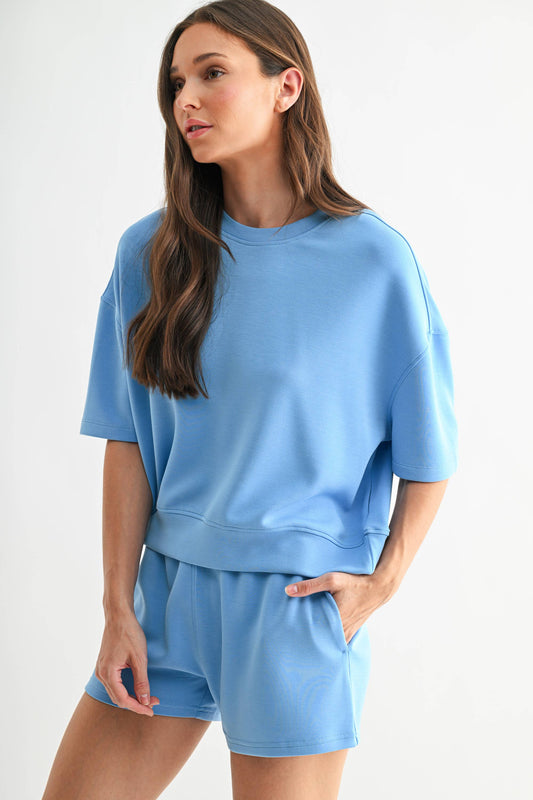 Blue Scuba Lounge Set