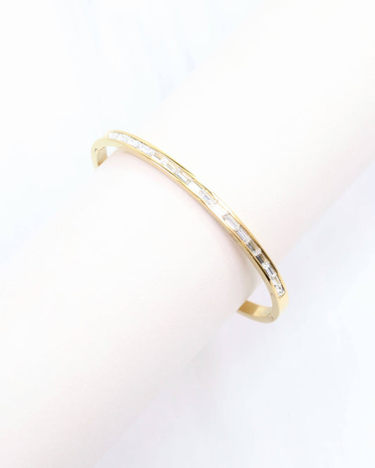 Caroline Hill - Nyx Bangle Bracelet Gold