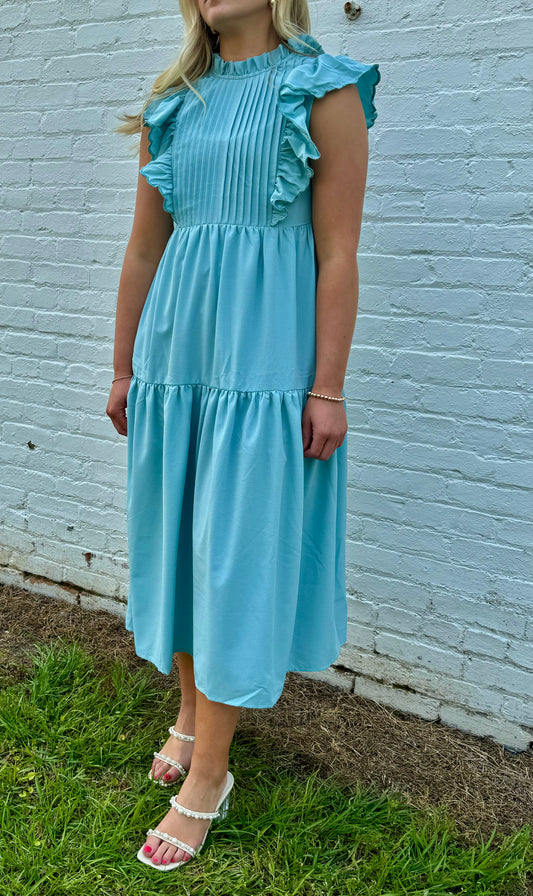 Ruffle Midi Dress