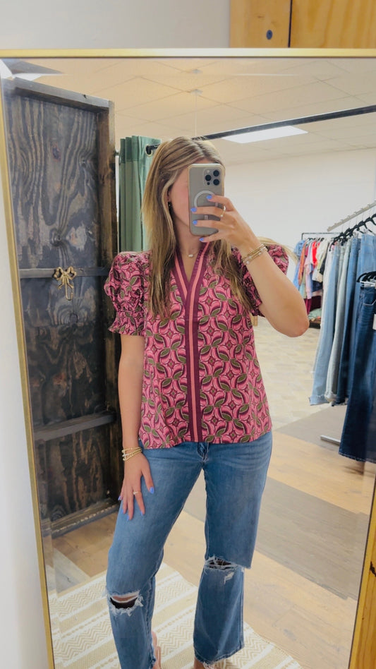 Vintage Bloom Top