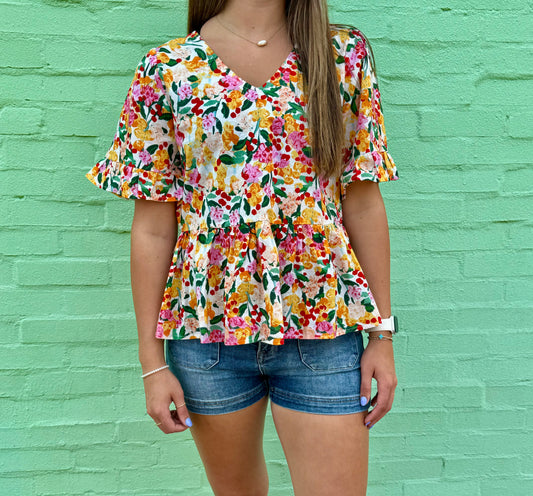 Spring Blooms Top