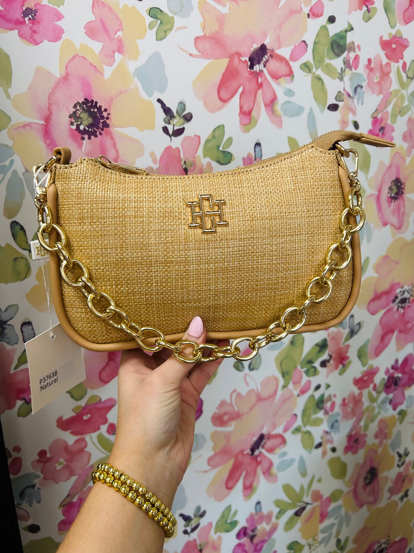 Caroline Hill - Joan Crossbody Natural