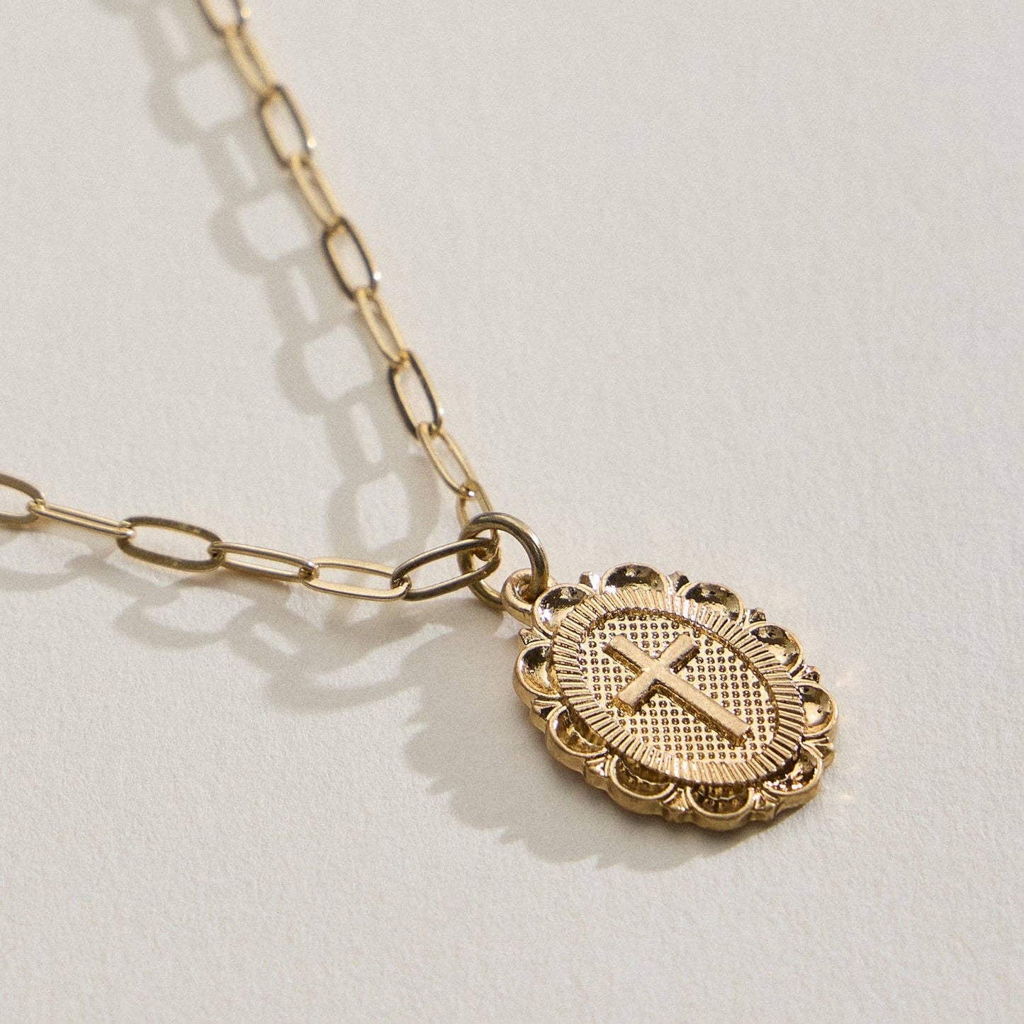 Gold Cross Pendant