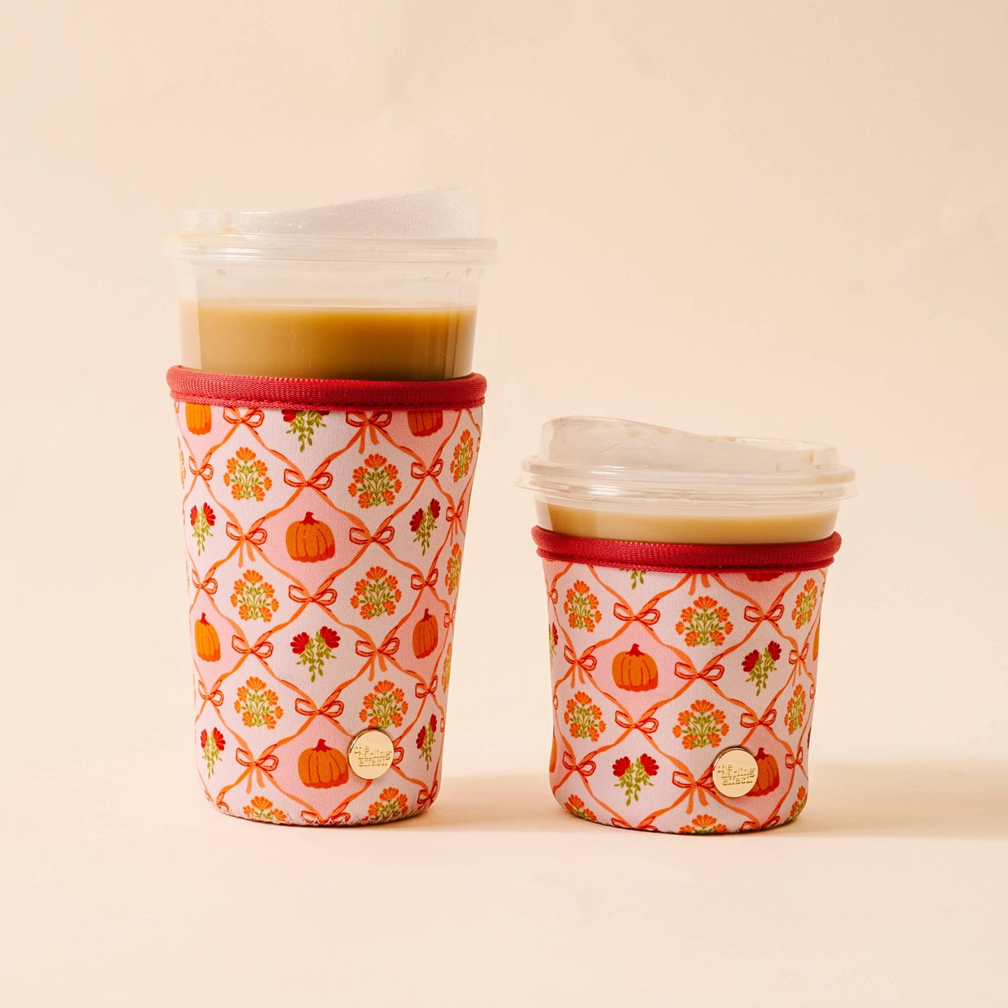 The Darling Effect - Sip Savvy Drink Sleeve-Large-Patchwork Pumpkins