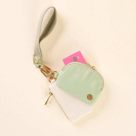 Sage - Duo Wristlet
